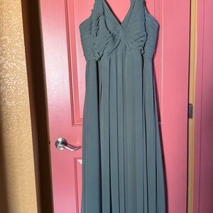 Azazie Kaitlynn Eucalyptus Bridesmaids Dress